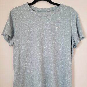 Women's XL Under Armour UA Tech Short Sleeve Shirt Seafoam Dot